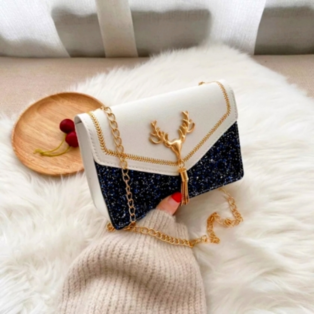 Women's mini reindeer crossbody bag